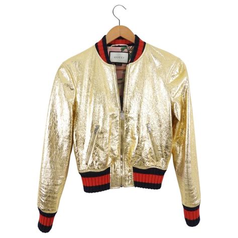 authentic gucci cracle bomber|Gucci coats for women.